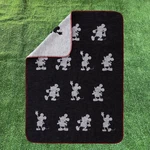 Pottery Barn Teen Disney Mickey Mouse Jacquard Reversible Throw 50 X 60". Fixed Price $50.00.