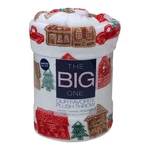 The Big One Oversized Plush Throw Blanket Holiday Design 5' X 6' Tawny Brown. Fixed Price $16.60.