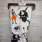 Halloween Skeleton Witch Cat Pumpkin Throw Blanket Soft Fleece 50X60 Celebrate. Fixed Price $15.99.