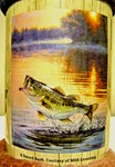 Bass Fishing Plush Throw Blanket 50X60 In. Soft Fleece By Artist Darrell Bush. Fixed Price $21.37.