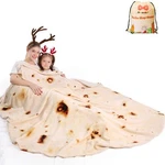 Mermaker Burritos Tortilla Throw Blanket 2.0 Double Sided 71 Inches For Adult.... Fixed Price $30.78.