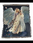 Messenger Of Love 50 X 60-INCH Tapestry Throw Angel Blanket Usa. Fixed Price $39.99.