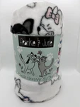 Frankie & June French Bulldog Coffee Mug Plush Throw Blanket 50X60 RN#131345. Fixed Price $26.95.