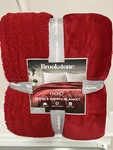 Brookstone Nap Plush Sherpa Valentine Red Soft Queen Size Blanket X90 New. Fixed Price $89.77.