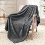 Exclusivo Mezcla Fleece Throw Blanket Extra Large, Super Soft And Warm Blanke.... Fixed Price $21.08.