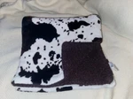 Tadpoles Baby Blanket Brown & White Cow Animal Print Sherpa. Fixed Price $35.15.