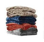 Boho Luxe, 60" 70" Reversible Velvet Throw Blanket (choose Color). Fixed Price $48.00.