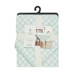 Pioneer Woman Fabric Table Throw Green Gingham 50"W X 50"L 100% Cotton New. Fixed Price $29.99.