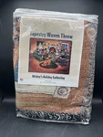 Walt Disney World Mickey Holiday Gathering Tapestry Throw Blanket 60 X 50 New!. Fixed Price $33.97.