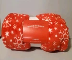 Wondershop Target Blanket Throw Snoflake Red. Fixed Price $9.50.