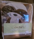 Carters Raccoon Window Valance Curtain Forest Friends Boy Bedroom Retired Baby. Fixed Price $26.38.