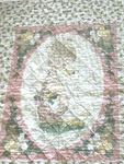 Vintage Precious Moments Baby Blanket Toddler Floral & Goose Y2K. Fixed Price $18.00.