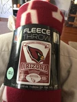 Arizona Cardinals Blanket Fleece Throw Nfl By Northwest Marque Series Nwt. Fixed Price $12.00.