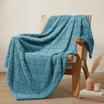 Bud/bubble Patterned,soft/cozy Jacquard Waffle Blankets - Gg Home. Fixed Price $25.99.