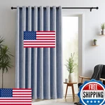 Melodieux Elegant Cotton Blackout Curtains Living Bedroom Thermal Grommet. Fixed Price $82.42.