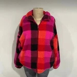 Jacket Size Medium Women Sherpa Fleece Long Sleeved Teddy Pockets. Fixed Price $18.99.