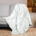 Woomer Year Warranty Electric Heated Throw BLANKET(50"X 60"), Soft Faux F.... Fixed Price $64.59.