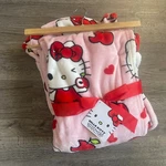Nwt Sanrio Jay Franco & Sons Hello Kitty Apples Hearts Pink Fleece Throw 60 X 70. Fixed Price $36.00.