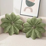 2PCS Flower Pillow Cushion Round Aesthetics Decorative Throw 15.7" Vel.... Fixed Price $44.87.