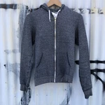 American Apparel Hood Sweatshirt Men Xs Fleece Zip Up Pocket Usa Made. Fixed Price $29.11.
