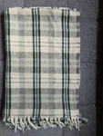 Vintage Faribault Woolen Mill Company Plaid Throw Blanket 40" X 54'. Fixed Price $21.00.