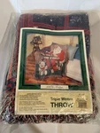 Triple Weave Throw St. Nick Santa Claus Christmas 100% Cotton 50 X 60 3895 New. Fixed Price $49.99.