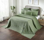 Waffle Weave Olive Green Oversized King Blanket 120LX120W Vhc Brands. Fixed Price $78.70.