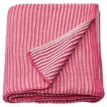Ikea Praktfjaril Pink Throw 130X170 Cm (51X67) Double-sided Knit Pattern Is Soft. Fixed Price $40.00.