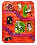 Rick & And Morty New Portal Plush Throw Gift Blanket Adult Swim Cartoon Tv Show. Fixed Price $6.87.