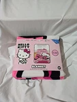 Nwt Hello Kitty Throw Blanket 62X90IN Silk Touch Pink Black. Fixed Price $47.88.
