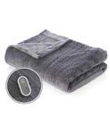 Enrichment Gray Purerelief Radiance Deluxe Electric Blanket, King Size. Fixed Price $98.00.