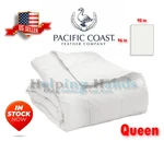Pacific Coast Gray Duck Down 230TC White Hotel Luxury Lightweight Blanket. Queen. Fixed Price $49.95.