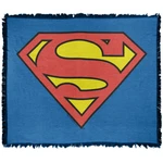 Superman Blanket, 50"X60" Classic Logo Woven Cotton Blend Throw. Fixed Price $47.99.