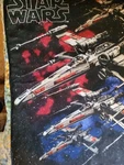 Vtg Star Wars Fleece Throw Blanket Towel Lucas Film 48"X38" Northwest Co. Fixed Price $49.99.