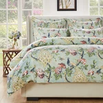 Greenland Home Pavona 100% Cotton Duvet Cover Set 3-PIECE Full/queen Jade. Fixed Price $145.99.