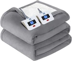 King Size Electric Blanket, Flannel & Sherpa, 10 Heat Levels, Auto Shut Off. Fixed Price $215.99.