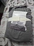 Full/queen Chunky Knit Bed Blanket Dark Gray - Casaluna. Fixed Price $19.99.