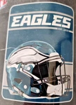 Philadelphia Eagles Nfl Northwest 46"X60" Helmet Super Plush Throw Blanket. Fixed Price $24.99.