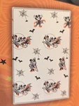 Disney Mickey Mouse Vampire & Minnie Witch Halloween Plush Throw 50 X 70 In.. Fixed Price $35.00.