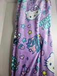 Hello Kitty Stormy Pink Purple 50X70 Throw Blanket New Release,stars, Cherries. Fixed Price $45.00.