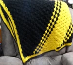 Pittsburgh Sports Afghan Blanket Throw Steelers Pirates Riverhounds New Big. Fixed Price $24.25.