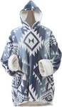 Cathay Home Coleman Oversized Wearable Sherpa And Micro-mink Blanket Blue. Fixed Price $41.31.