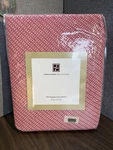 Concierge Collection Blanket 100% Egyptian Cotton King/cal Red/white. Fixed Price $55.00.