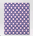 Room Essentials Printed Heart Check Plush Throw Pink + Blue Valentine's Day Nwt. Fixed Price $16.07.