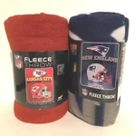 Mirror Grid Iron Fleece Throw Blanket 50" X 60" You Pick The Team. Fixed Price $20.89.