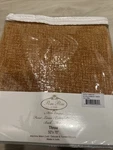 Pom At Home Amber Linen Cotton & Fleece Humboldt Throw Blanket Rust Orange. Fixed Price $150.00.