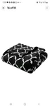 60"X70" Oversized Ogee Throw Blanket - Madison Park Black. Fixed Price $17.49.