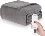 Sunbeam Heated Throw Blanket Microplush, 3 Settings, Sand TSM8TS-R78.... Fixed Price $39.87.