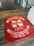 Nebraska Cornhuskers 60 X40 Fleece Throw Blanket. Fixed Price $34.99.