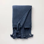 Knit Throw Blanket Blue - Hearth & Hand With Magnolia. Fixed Price $12.99.